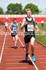 Jonny Currie (Tynedale) finishing 2nd in the 1500 metres at the North Eastern Championships, Gateshead International Stadium.  Photos: David T. Hewitson/Sports for All Pics